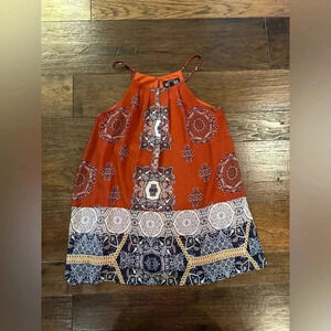 Sweet Wanderer Orange Blouse- small
